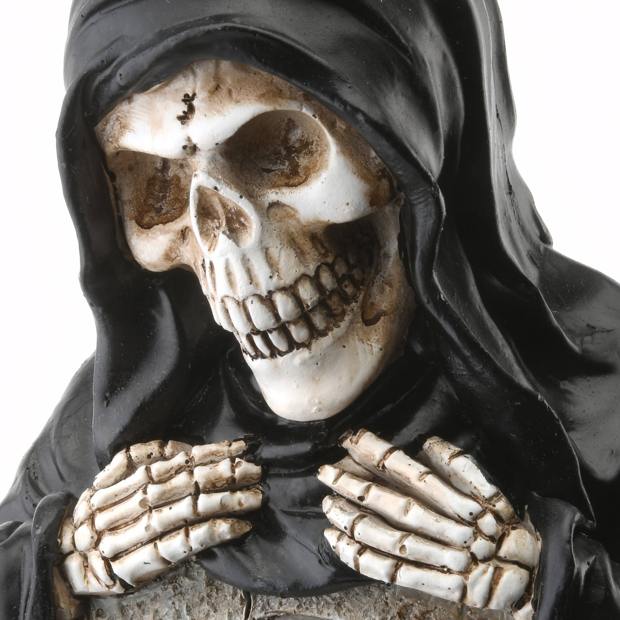 12" Tombstone & Skeleton Reaper